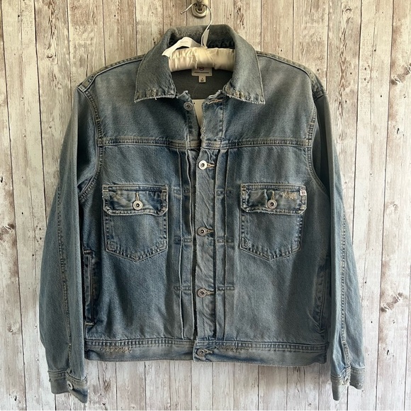 AG Adriano Goldschmied Denim Jacket New Small - Picture 2 of 8